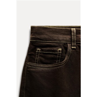 ZW COLLECTION BOOTCUT HIGH-WAIST CROPPED JEANS