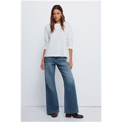 Jersey chenilla botones hombro