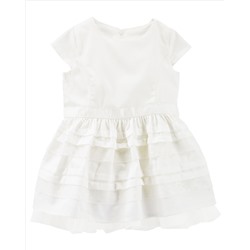 2-Piece Sparkle Sateen Dress