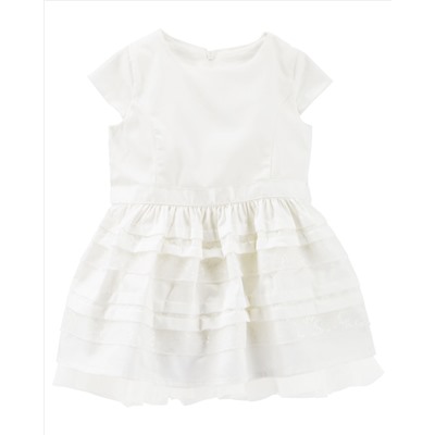 2-Piece Sparkle Sateen Dress