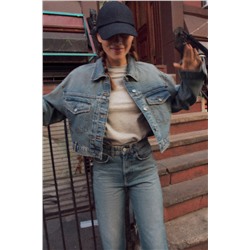 TRF MOM FIT HIGH-WAIST JEANS