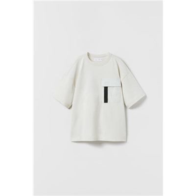 SPORTY T-SHIRT WITH CONTRAST POCKET