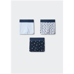 Pack 3 bóxers -  Niño | MANGO OUTLET España