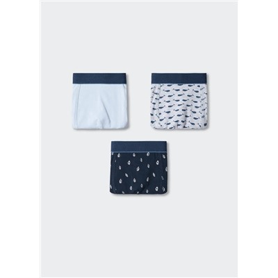 Pack 3 bóxers -  Niño | MANGO OUTLET España