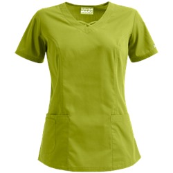 Butter-Soft Scrubs by UA™ Criss Cross V-Neck Top