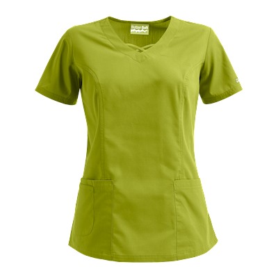 Butter-Soft Scrubs by UA™ Criss Cross V-Neck Top