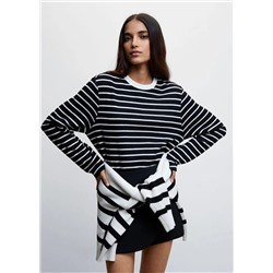 Camiseta algodón rayas -  Mujer | MANGO OUTLET Melilla