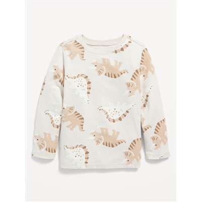 Unisex Long-Sleeve Printed T-Shirt for Toddler