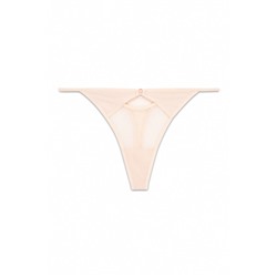 Tanga tul microfibra rosa