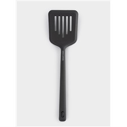 Лопатка с прорезями, 32 см, силикон, графитовая, Streak