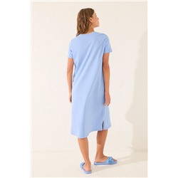 Camisón largo azul Mafalda