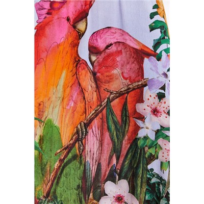 Vestido playero tropical