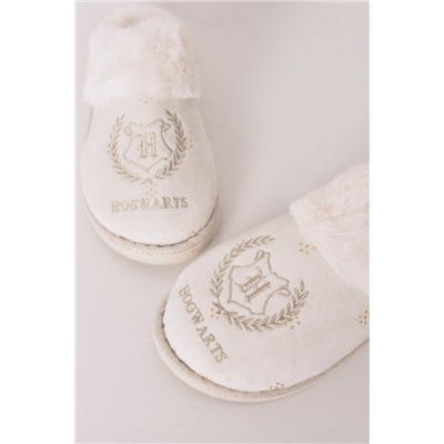 Zapatillas casa blanco Harry Potter lurex