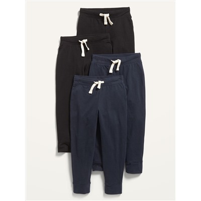 Unisex Jersey-Knit Jogger Pants 4-Pack for Toddler