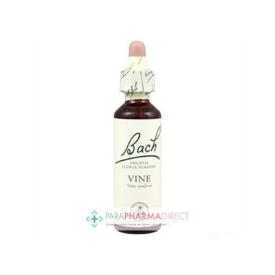 Fleurs de Bach Vine (vigne) Respect d'autrui 20ml