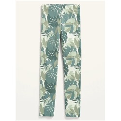 Printed Built-In Tough Full-Length Leggings for Girls