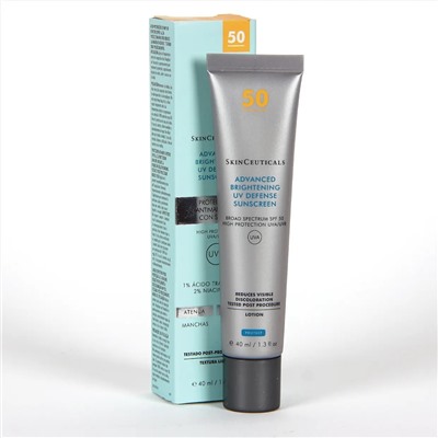 SkinCeuticals Advanced Brightening UV Defense SPF 50+ 40 ml PACK Regalo envase de 15 ml y Phloretin serum 4 ml