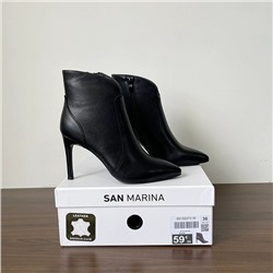 Женские кожаные ботильоны на высоком каблуке Sa*n Marin*a, экспорт в Испанию