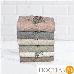Полотенеце Карвен Elit 50*90 6шт.махра с вышивкой H 7000 GELINCEK