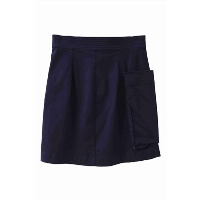 Falda recta Azul marino