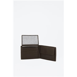 Cartera de piel Striking Marrón