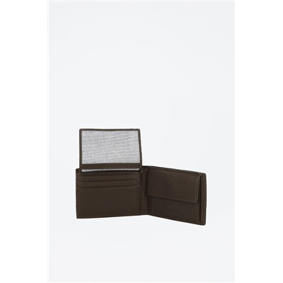 Cartera de piel Striking Marrón