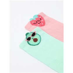 PACK DE 2 PARES DE CALCETINES FRUTAS