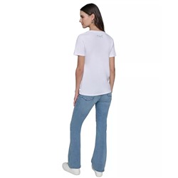 KARL LAGERFELD PARIS Petite Crewneck Graphic T-Shirt