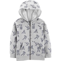 Zip-Up Fleece-Lined Hoodie