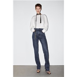 ZW COLLECTION BOOTCUT HIGH-WAIST JEANS