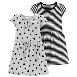 2-Pack Jersey Dress Set