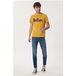 Lee Cooper Londonlogo Erkek O Yaka T-shırt Safran 232 LCM 242032