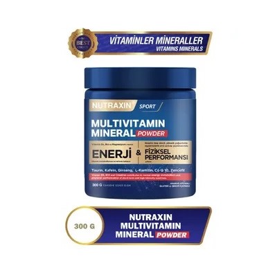 Nutraxin multivitamin mineral energy 300gr