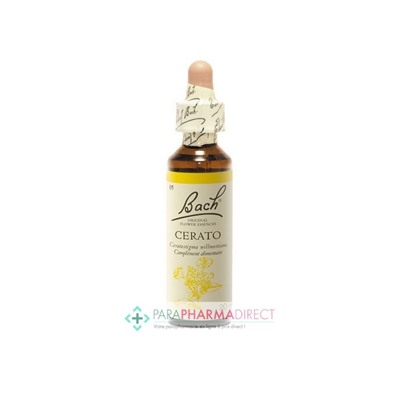 Fleurs de Bach Cerato (plumbago) Etre sûr de soi 20ml