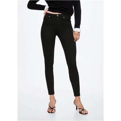 Jeans skinny tiro medio elsa -  Mujer | MANGO OUTLET España