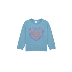 Çocuk Mavi Sweatshirt