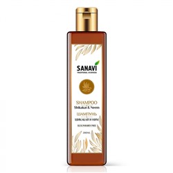 SANAVI Shampoo shikakai and neem Шампунь шикакай и ним 200мл