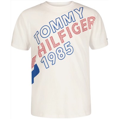 Tommy Hilfiger Big Boys Slant Short Sleeve Tee