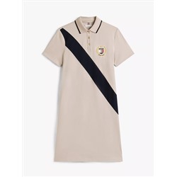 Banner Stripe Polo Dress