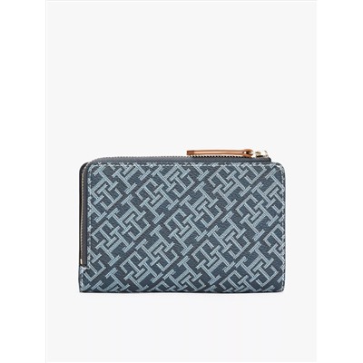 Monogram Snap-Closure Bifold Wallet