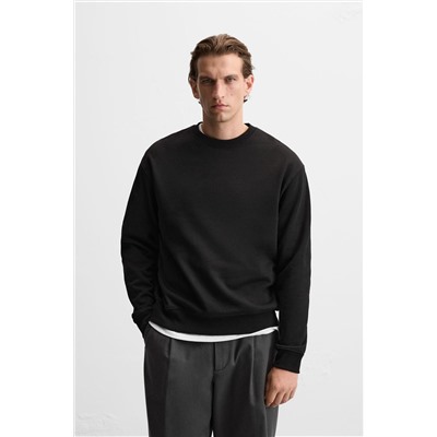 SUDADERA BÁSICA CREW NECK