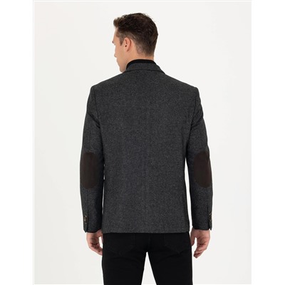 Antrasit Slim Fit Ceket