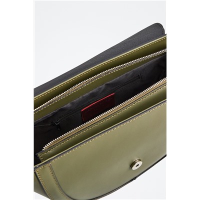 Bolso de piel Votti Verde botella