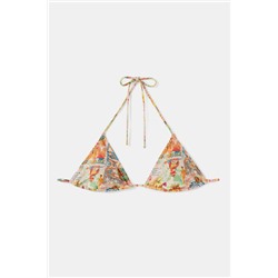 Top de biquini hawaiano lúrex
