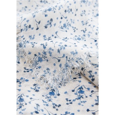 Fular estampado floral