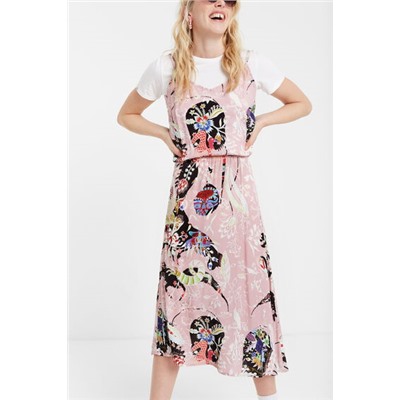 Vestido lencero con camiseta