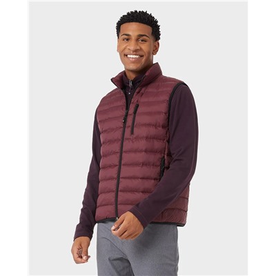 MEN'S LIGHTWEIGHT RECYCLED POLY-FILL PACKABLE VEST
