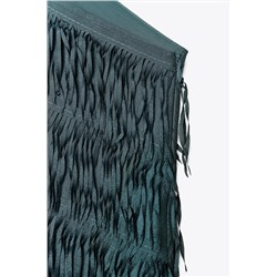 FRINGED MIDI DRESS