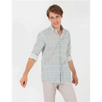 Zümrüt Slim Fit Uzun Kollu Gömlek