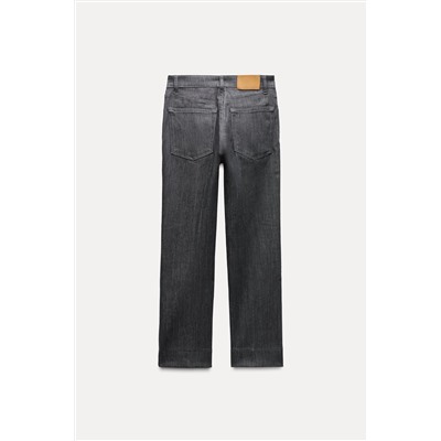 ZW COLLECTION BOOTCUT HIGH-WAIST CROPPED JEANS